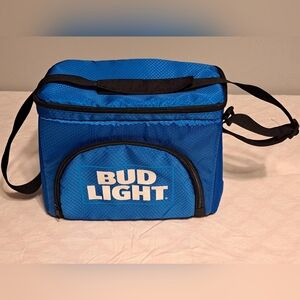 Blue Insulated Cooler Bag Bud Light